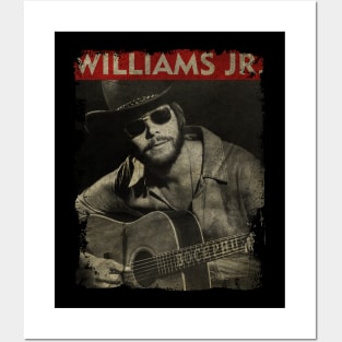 TEXTURE ART- Hank Williams Jr. - RETRO STYLE Posters and Art